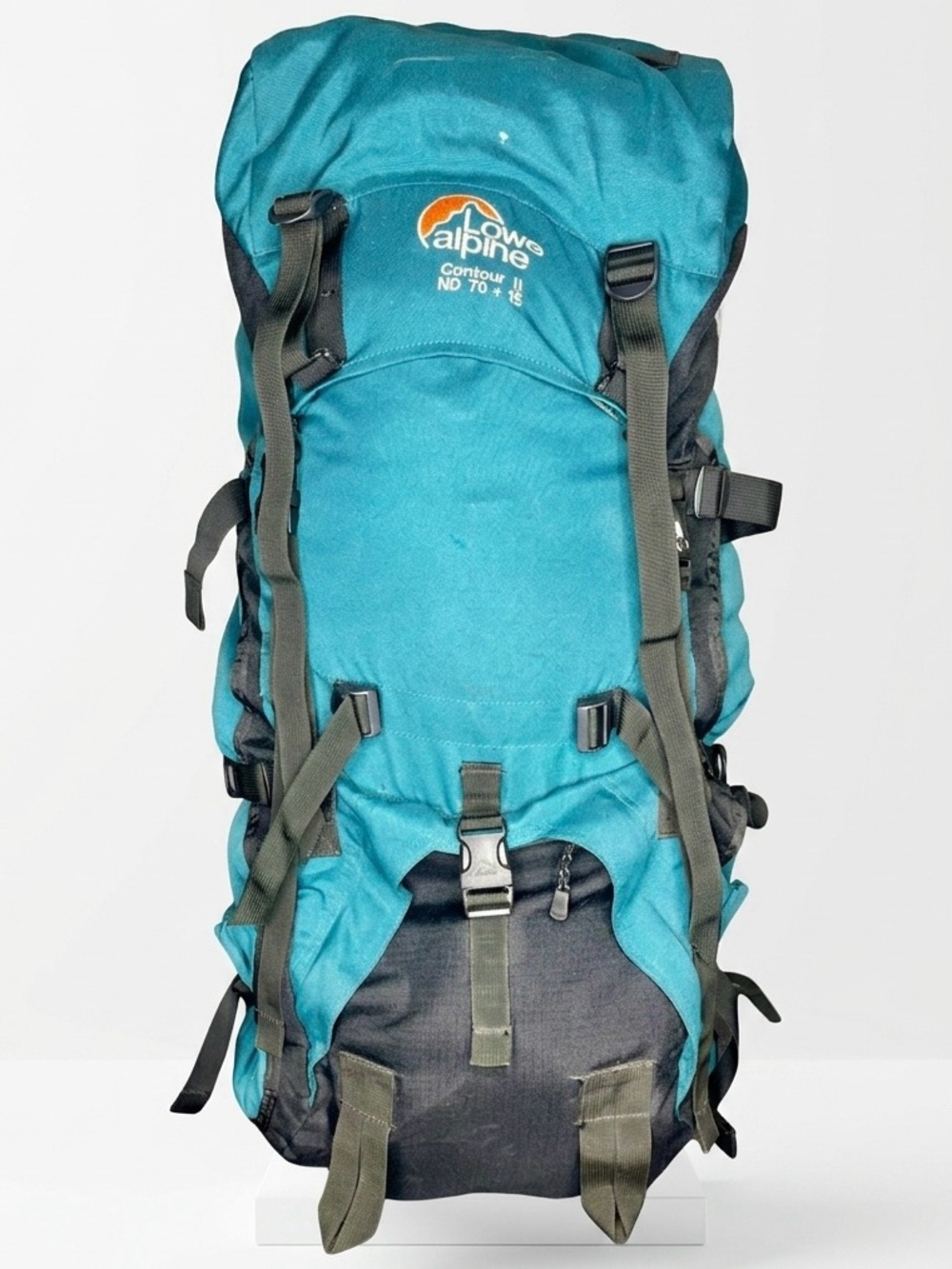 Vintage Lowe Alpine Contour IV ND 70+15 Technical Backpack - Teal/Black